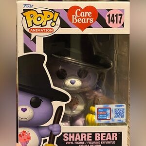 Funko Care Bears Share Bear with Black Hat
